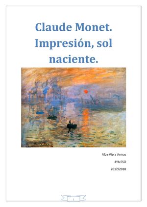 Monet, Impresión, sol naciente
