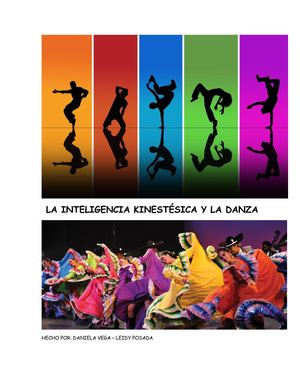 La Inteligencia Kinestésica Y La Danza
