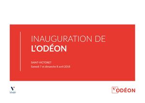 Inauguration de L'Odéon | Saint-Victoret