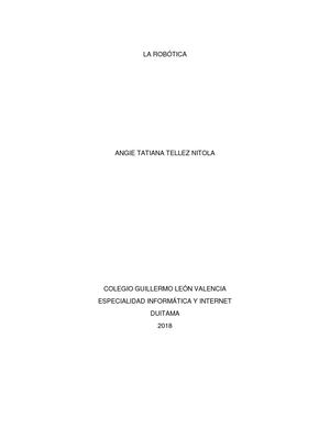 La Robótica