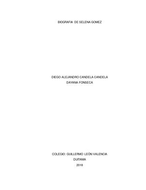 Biografia De Selena Gomez 2