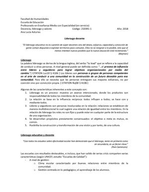 Documento De Referencia Sesión 1 Liderazgo Docente