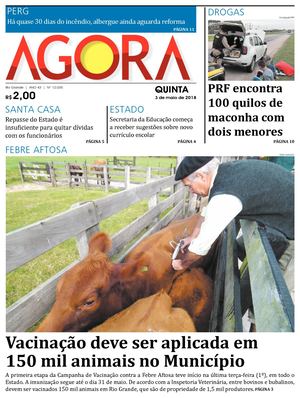 Jornal Agora - Edição 12035 - 3 de Maio de 2018