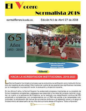 Periódico normal superior florencia 2018