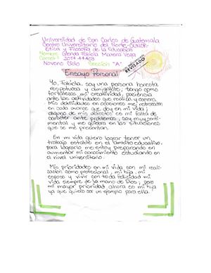 Ensayo Personal