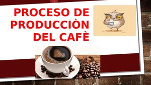 Proceso De Producciòn Del Cafè