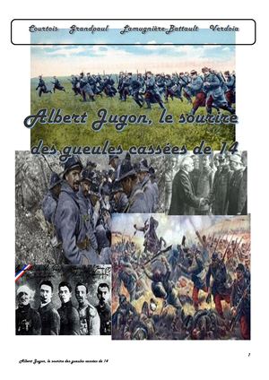 Albert Jugon, le sourire des gueules cassées de 14