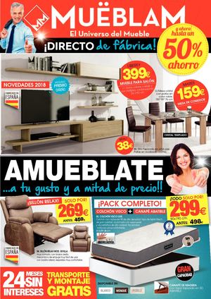 Folleto  Mueblam Mayo 2018 2018