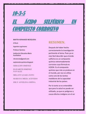 ÁCido Sulfúrico Calameo 3