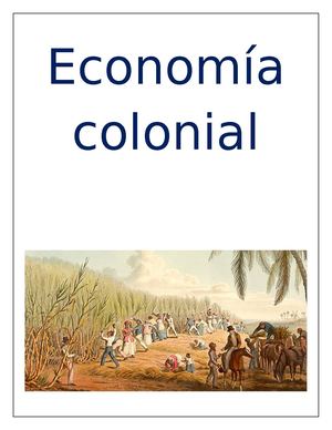Economía Colonial