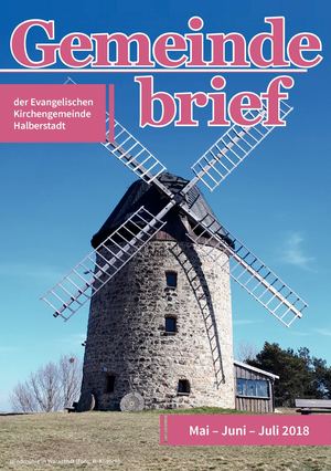 Gemeindebrief Mai-Juli 2018