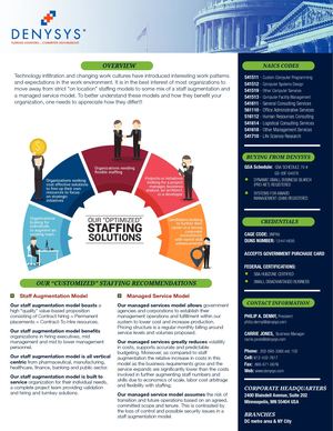Staff Augmentation and Managed Services Model