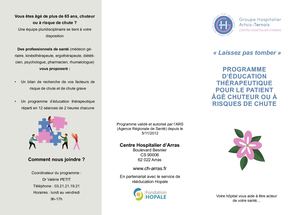 Education thérapeutique du patient chuteur