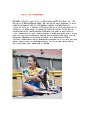 Historia De Vida De La Cecilia Baena