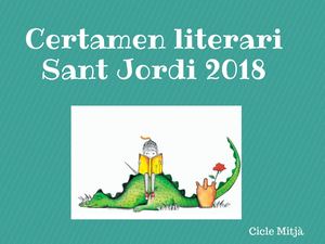 Certamen literari CM 2018
