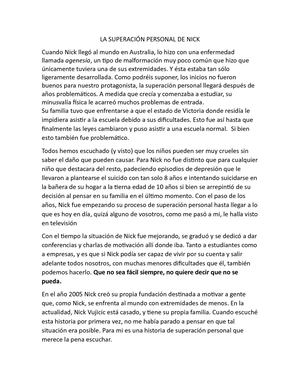 Historia Motivacional