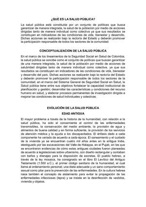 Qué Es La Salud Pública