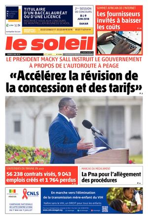 Edition Du 8 Mai 2018