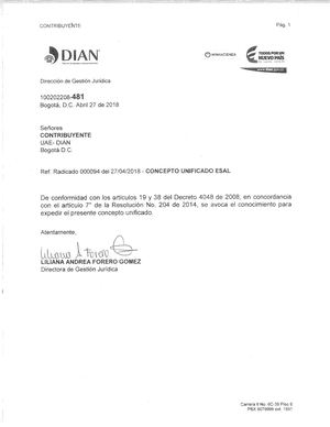 Concepto Unificado ESAL