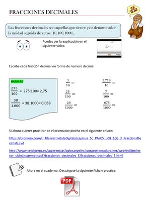 Fracciones Decimales 2