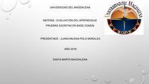 Prueba Escrita De Base Común