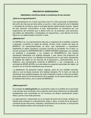 Preguntas Generadoras Zul