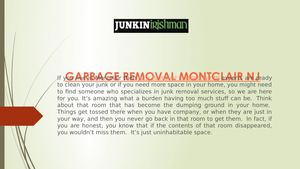 Garbage Removal Montclair Nj