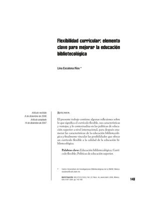Flexibilidad Curricular