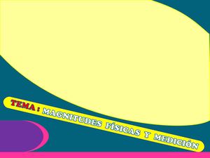 Magnitudes Físicas Fundamentales Y Derivadas