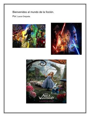 Bienvenidos Al Mundo De La Ficción Laura Orejuela