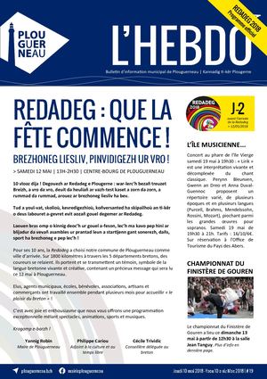 Bulletin d’information municipal n°19 - Mai 2018 - Mairie de Plouguerneau