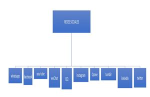 mapa conceptual redes sociales