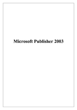 Практическая Publisher