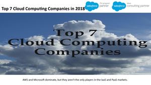 Top 7 Cloud Computing Companies in 2018