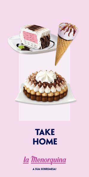 Catálogo Gelados La Menorquina Take Home 2018