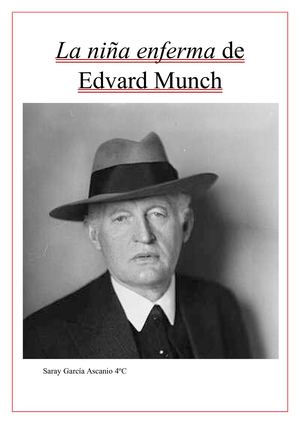 La Niña Enferma De Edvard Munch