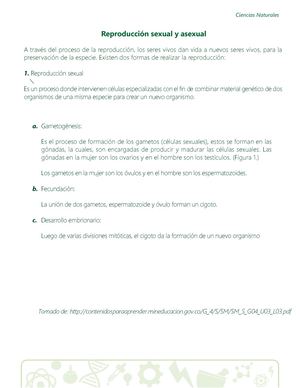 Reproducción sexual y asexual