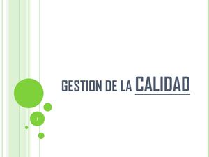 Pmbok Gestion De La Calidad