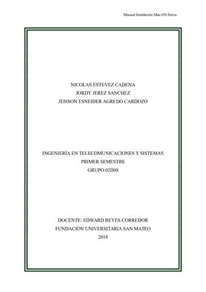 Manual De Mac Os X Sierra