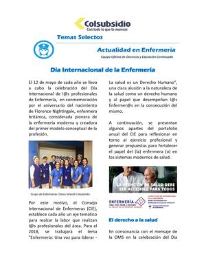 Boletín Temas Selectos 2 (Enfermería)