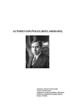 Autores Españoles (Reelaborado)