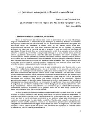 1 Ken Bain Lo Que Hacen Los Mejores