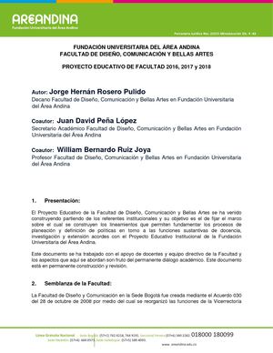 Proyecto Educativo De Facultad