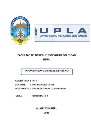 Informacion Sobre El Derecho+ Caratula