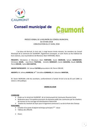 180503 Pv Conseil Municipal