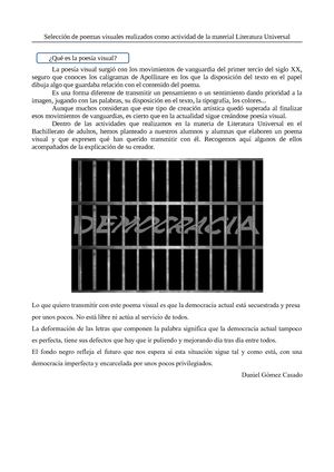 Selección Poemas Visuales