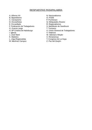 Respuestas Pasapalabra