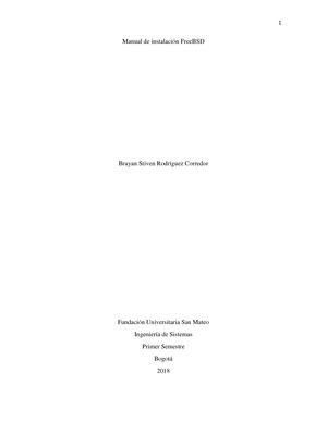 Manual De Instalación FreeBsd