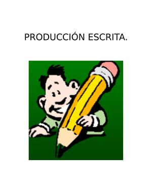 Producción Escrita