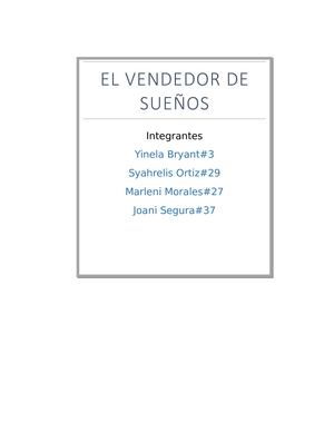 El Vendedor De Sueños 1